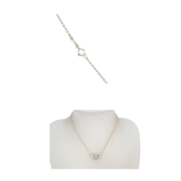 Tiffany & Co. Sterling Silver Bean Necklace  – Certified Authentic - Picture 4 of 4